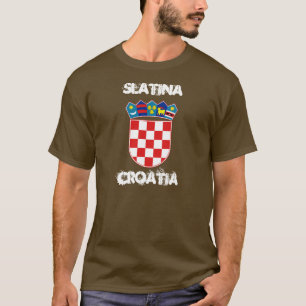 Slatina, Croatia with coat of arms T-Shirt