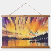 Slatine Sunset Over Adriatic Coast Art