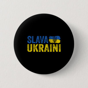 Slava Ukraini Glory To Ukraine1 6 Cm Round Badge