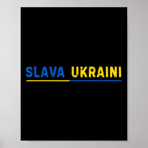 Slava Ukraini Glory To Ukraine 1 Poster