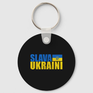 Slava Ukraini Glory To Ukraine 3 Key Ring