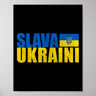 Slava Ukraini Glory To Ukraine 3 Poster