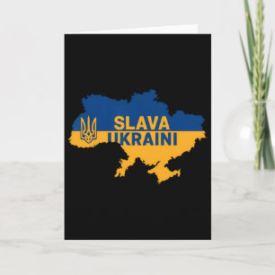Slava Ukraini Glory To Ukraine Shirt Support Ukrai Card