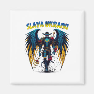 Slava Ukraini - Pro Ukrainian Ukraine Magnet