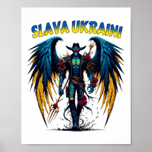Slava Ukraini - Pro Ukrainian Ukraine  Poster