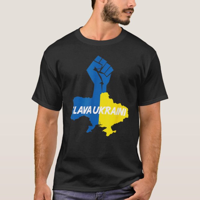 Slava Ukraini Solidarity 1 T-Shirt (Front)