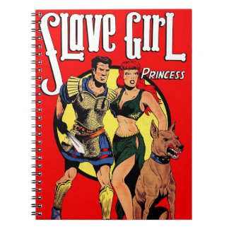 Slave Girl Beautiful Princess Vintage Comics Notebook