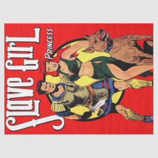Slave Girl Beautiful Princess Vintage Comics Tissue Paper
