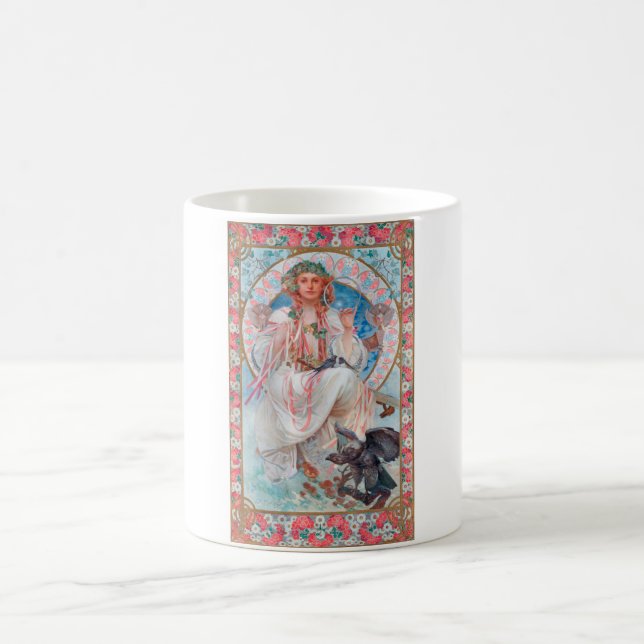Slavia, Mucha Coffee Mug (Center)