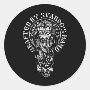 Slavic Celestial Being Craftsmanship Pagan Slavs P Classic Round Sticker