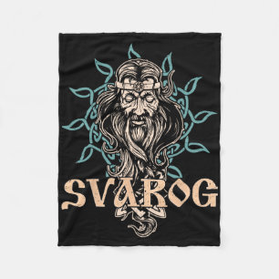 Slavic Celestial Being Craftsmanship Pagan Slavs P Fleece Blanket