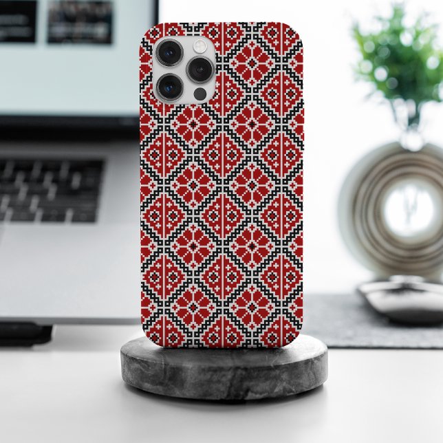 Slavic Ethnic Embroidery, Balkan Traditional Case-Mate iPhone Case (Creator Uploaded)