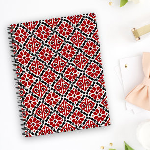 Slavic Ethnic Embroidery, Balkan Traditional Planner