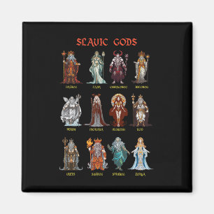 Slavic Gods Pagan Slavs Ancient Mythology Ukraine Magnet