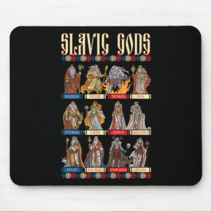 Slavic Gods Pagan Slavs Ancient Mythology Ukraine Mouse Pad