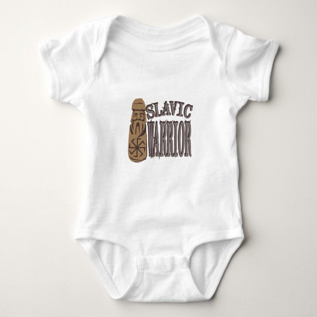 Slavic Warrior Baby Bodysuit (Front)