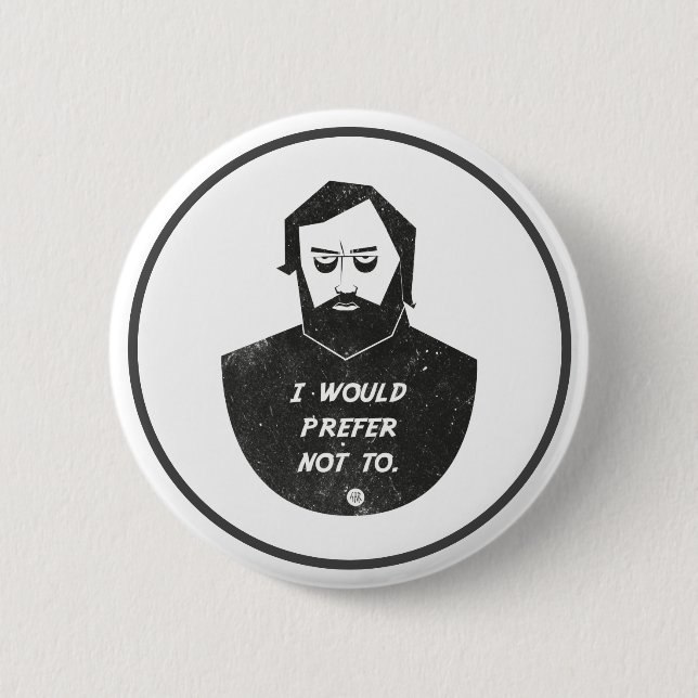 Slavoj Zizek - I would prefer not to Button (Front)