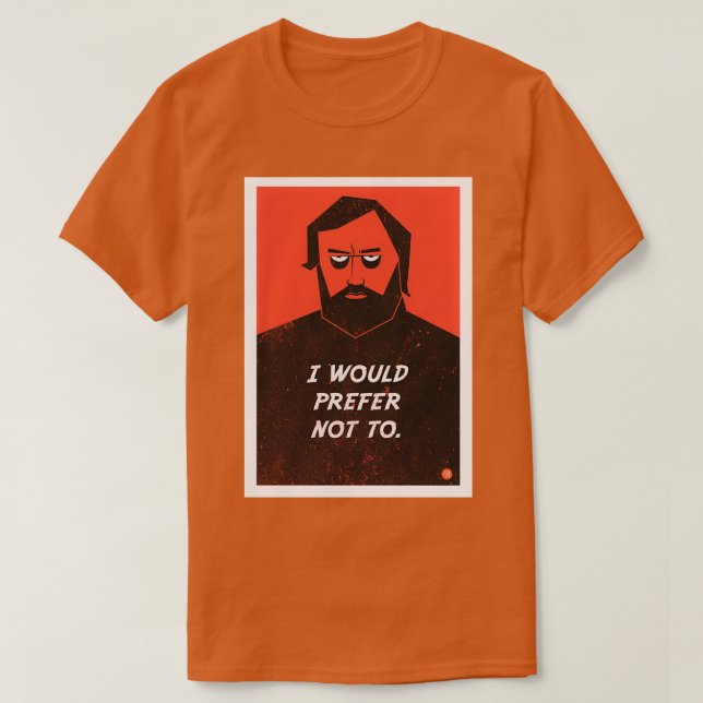 Slavoj Zizek I would prefer not to Classic TShirt (Design Front)