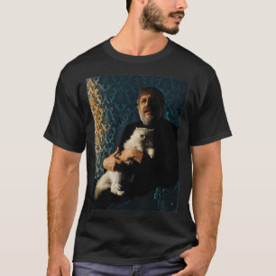 Slavoj Zizek with Cat stylized T-Shirt