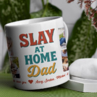 Slay at Home Dad Personalised 8 Photo Collage