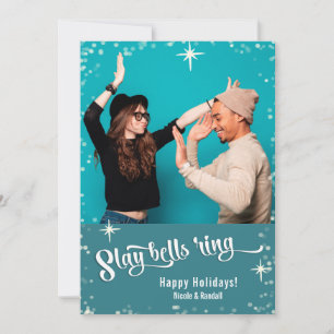 Slay Bells Ring Funny Holiday Photo Card