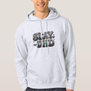Slay -DHD Tech Gamer ADHD Neurodivergent Graphic Hoodie