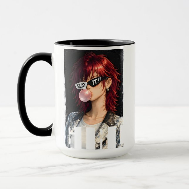 SLAY IT! – Bubble-gum Rebel Collection Mug (Left)
