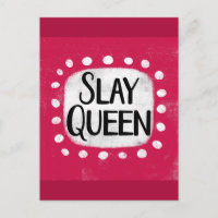 Slay Queen Postcard