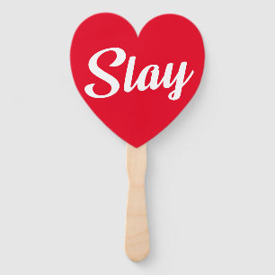 SLAY RAINBOW HAND FAN