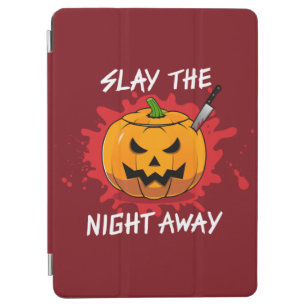 Slay the Night Away iPad Cover Case Red