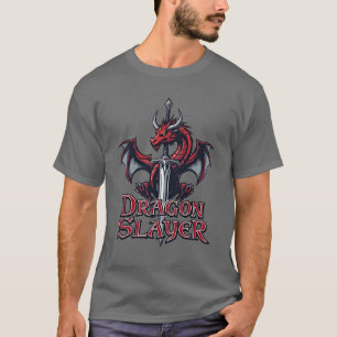 Slayer's Crest Dragon & Blade T-Shirt