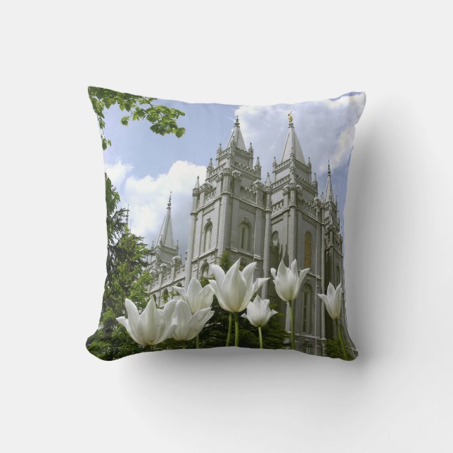 SLC LDS Temple Pillow (Front)