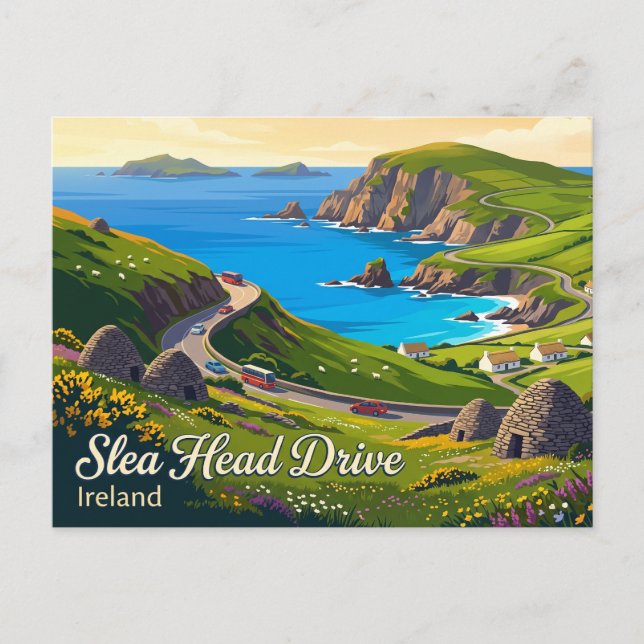 Slea Head Drive Ireland Postcard (Front)