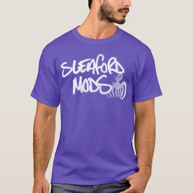 Sleaford Mods distressed design Shir family T-Shirt (Front)