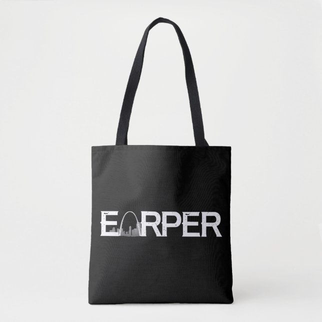 Slearper Tote Bag - Black (Front)
