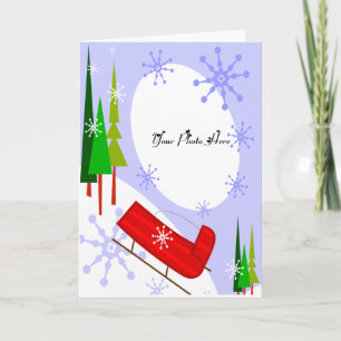 Sled Christmas Template