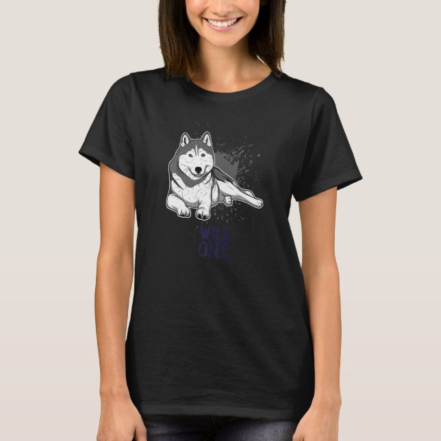 Sled Dog Husky Dog Breed  26 T-Shirt (Front)