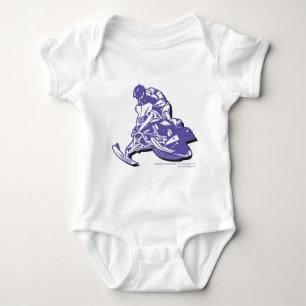SLEDDER-Purp Baby Bodysuit