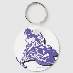 SLEDDER-Purp Key Ring