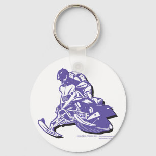 SLEDDER-Purp Key Ring
