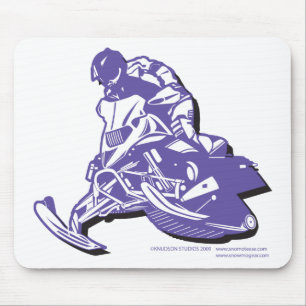 SLEDDER-Purp Mouse Pad