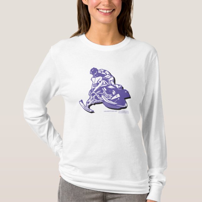 SLEDDER-Purp T-Shirt (Front)