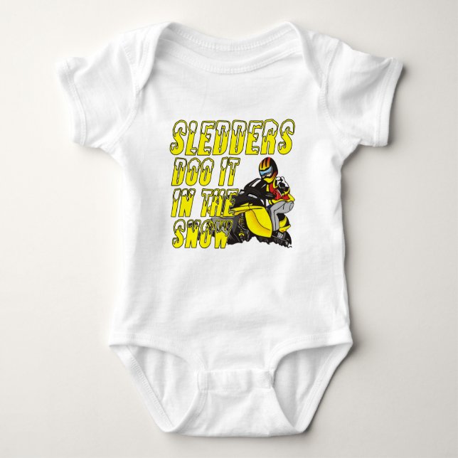 SledderDooDesign Baby Bodysuit (Front)
