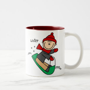 Sledding The Winter Snow Mug