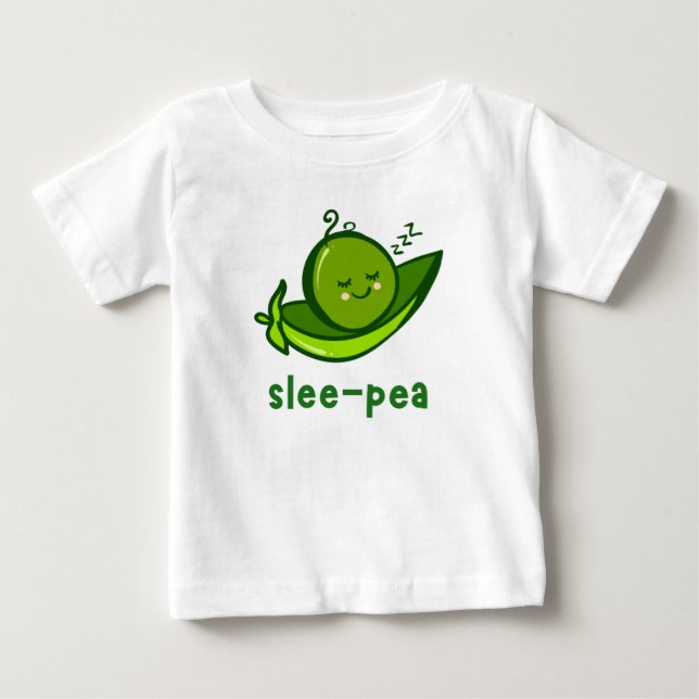 Slee-Pea Baby - Garden Shower Plant Lover Baby T-Shirt (Front)