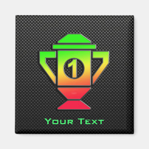 Sleek 1st Place Trophy Magnet