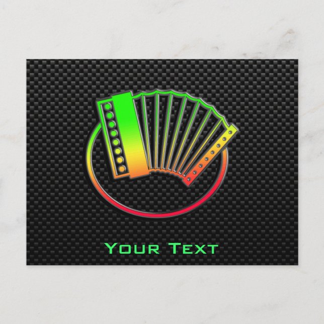 Sleek Accordion Postcard (Front)