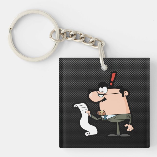 Sleek Accountant Key Ring (Front)