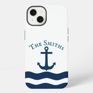 Sleek Anchor Nautical Custom iPhone 13 Case