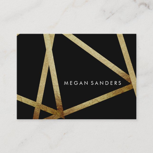 Sleek and Lux Business Card (Front)